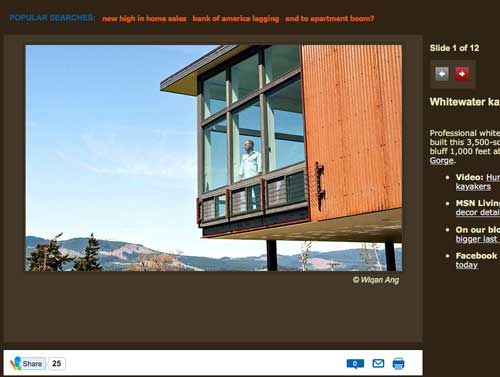 tearsheet for columbia river home photography